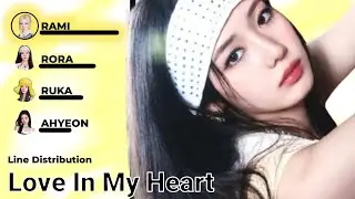 BABYMONSTER (베이비몬스터) ~Love In My Heart | Line Distribution