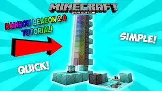 Minecraft Redstone Tutorial - Rainbow Beacon 2.0