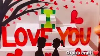 Valentine's Day craft ❤️ #art #craft #reels #viralvideo #trending #valantinesday #propose #special