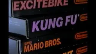 1986 Nintendo NES Accessories and Hit Games Commercial