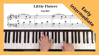 Gurlitt - Little Flower, Op. 205 No. 11, piano (Early intermediate level)
