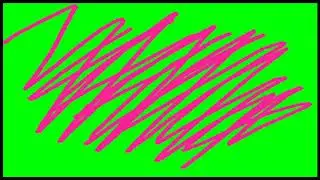 Scribble green screen (high quality)
