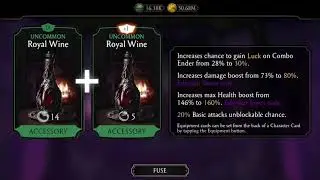 FX Royal Wine Uncommon Edenian Tower Equipment - Mortal Kombat Mobile