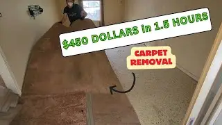 How I made $450 in 1.5 hours doing carpet removal
