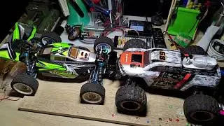 FPV 483 - RC FPV Car Reely Ravage 1/16 Brushless&Shock modification from the XLF F18 2845 3000kv