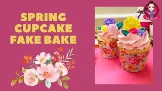 Let&rsquo;s Fake Bake Spring Cupcakes! #fakebake #cupcakes #peepthisyall