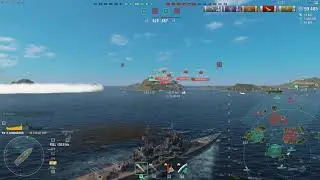 Conqueror  BB tier X 203k.dmg Win In the last moment WR9 P-W-C World of Warships
