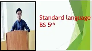 Standardization or Standard language