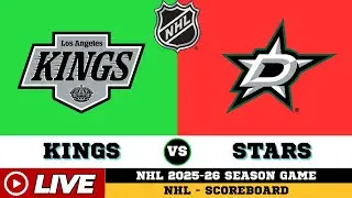 🔴LIVE : Dallas Stars Vs Los Angeles Kings | NHL 2026 | NHL Live SCOREBOARD