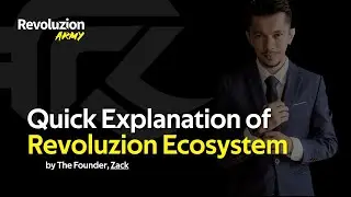 Quick Explanation of Revoluzion Ecosystem by Zack | Revoluzion Token &bull; DeFi &bull; NFT Gaming &bull; DApp