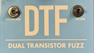 Voltic Electronic Devices DTF Dual Transitor Fuzz - Demo. NO TALKING.
