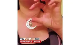 Moon Glowing Necklace - Glowing moon Necklace
