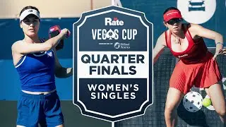 Genie Bouchard v Jorja Johnson at the Rate Vegas Cup presented by Holland America