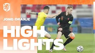 Highlights Jong Roemenië - Jong Oranje (24/03/2021) EK Onder 21