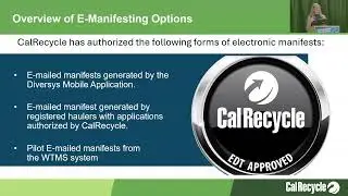 2024 California Tire Conference - Session 4: Manifest System and Remediation Program Updates