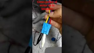 C&oacute;mo probar el motor de la lavadora LG