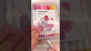 New notebook and water based fine liner markers