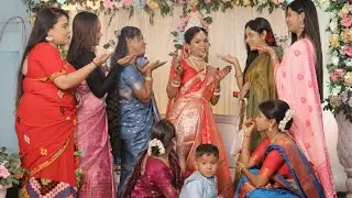 ধামাকা এন্ট্রি বরের 😍😜  শালিরা গেট ধরে বরকে কাসে পাঁচ হাজার টাকা দাবি করলো 😂😁💸💸  