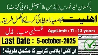 Join PAF as Airmen & Officers 2025 | Pakistan Air Force Jobs &ndash; Apply Online &ndash; Job360Alert