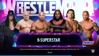 Giant Battle: Undertaker vs. Kane vs. Khali vs. Goldberg vs. Batista vs. Mark Henry at WrestleMania