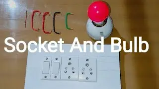 2Socket 2Switch 1bulb Holder #electric #wiring #electrical #extensionsocket