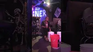 RED Bucket Drumming & Rapping in Downtown Las Vegas at Berlin Bar