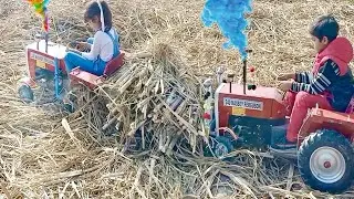 Mini Tractor MF 240 vs MF 240 || Adam Ji tractor || mini eicher tractor (part 54) ( muhammad Bilal )