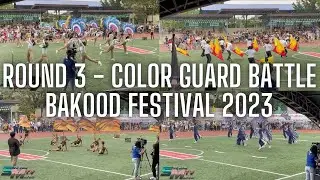 Round 3 - Color Guard Battle - Bakood Festival 2023 | Steven Mateo TV