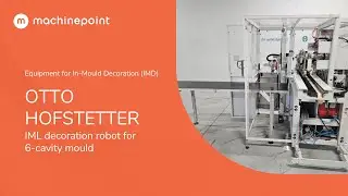 OTTO HOFSTETTER IML decoration robot for 6-cavity mould Equipment for In-Mould Decoration (IMD)