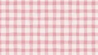 30minute of soft pink plaid screen💞