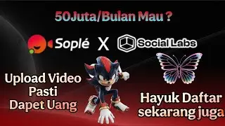 CARA DAFTAR SOPLE - SOSIALLABS | UPLOAD VIDEO DAPET UANG 
