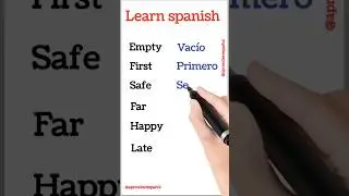 learn basic vocab ||aprender vocabulario b&aacute;sico #aprenderespa&ntilde;ol #saludoseningles #english #espa&ntilde;ol