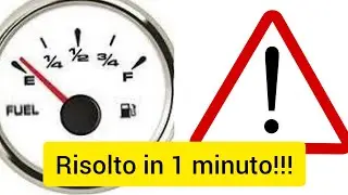 LANCETTA DEL CARBURANTE BLOCCATA?? Sbloccala in 1 minuto.