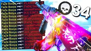 34 KILLS with the REACTIVE AK47 in WARZONE! (Cold War Warzone)