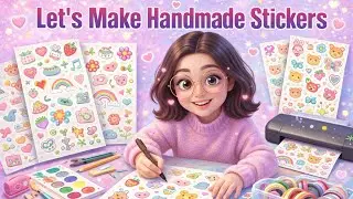 Let's make handmade stickers together 😍😯💗|Music: Dear AutumnMusician: @iksonmusic  