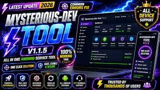 😱 Mysterious-Dev Tool V1.1.5 (2026) | New Features, Hidden Functions & Complete Setup Guide