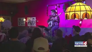 The American Banjo Museum celebrates a Candy Cane Christmas