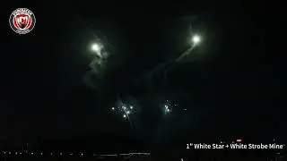 1'' Single Shot - White Star + White Strobe Mine
