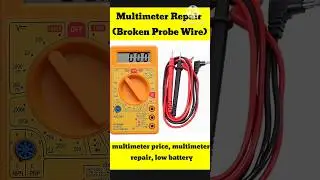 Multimeter Repair (Broken Probe Wire)#viralshort #trending #shortfeed #experiment #shorts#electronic