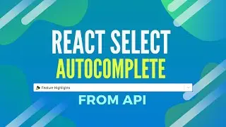 React Select AutoComplete from API | how to build a live search component in react