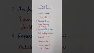 Personal Accounts |Natural persons,Artificial persons, and Representative persons | Accounts class11