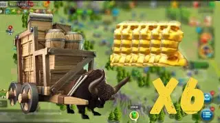 Rise of Kingdom  Silk RoadHow to get 6 gold heads for free#1/🤩🤩