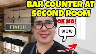 BAR COUNTER AT MASTER BEDROOM MATATAPOS NA