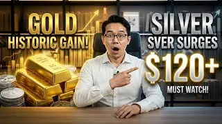 Gold Nears Historic Monthly Gain, Silver Surges Above $120