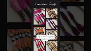 Embroidery Threads @ Reasonable Rate #embroidery #embroidery art #jewellerymaking