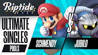 Schmendy (Mario) vs Jubilo (Meta Knight/Wario) - Ultimate Singles Pools - Riptide 2023