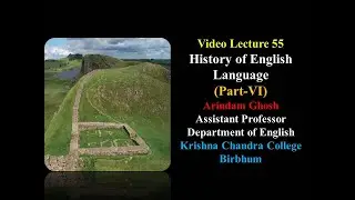 Video Lecture 55: History of English Language (Part-VII): Latin Influence by Arindam Ghosh
