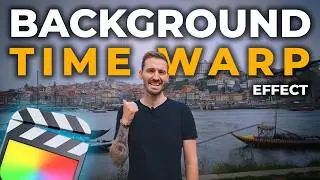 Creating The BACKGROUND TIME WARP Effect in Final Cut Pro