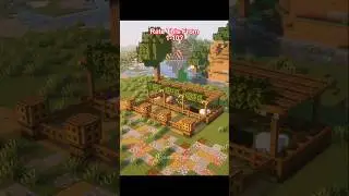Simple livestock pen #shorts #minecraft #aesthetic #build #tutorial #ai #noeescraft