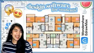 TRYING OUT A NEW DESIGN SOFTWARE FOR STUDENTS ft. Wondershare EDrawMax | Architecture Student